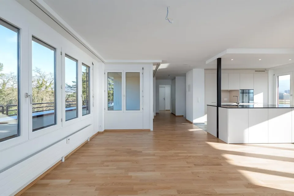 Neu sanierte Wohnung mit Blick ins Grüne zu vermieten