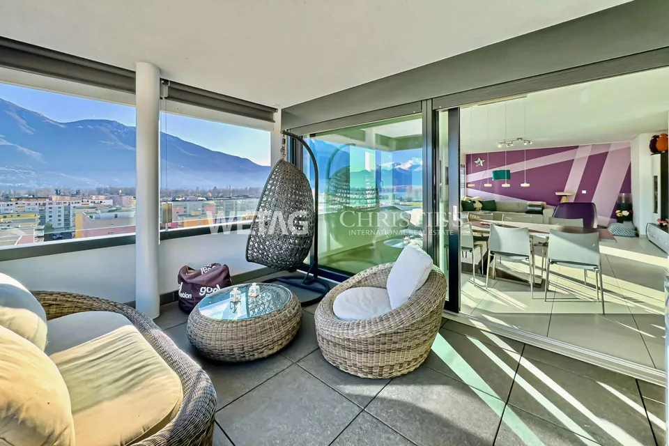 Appartement penthouse moderne avec vue sur le lac dans un emplacement central à Locarno à vendre – photo 6 sur 13
