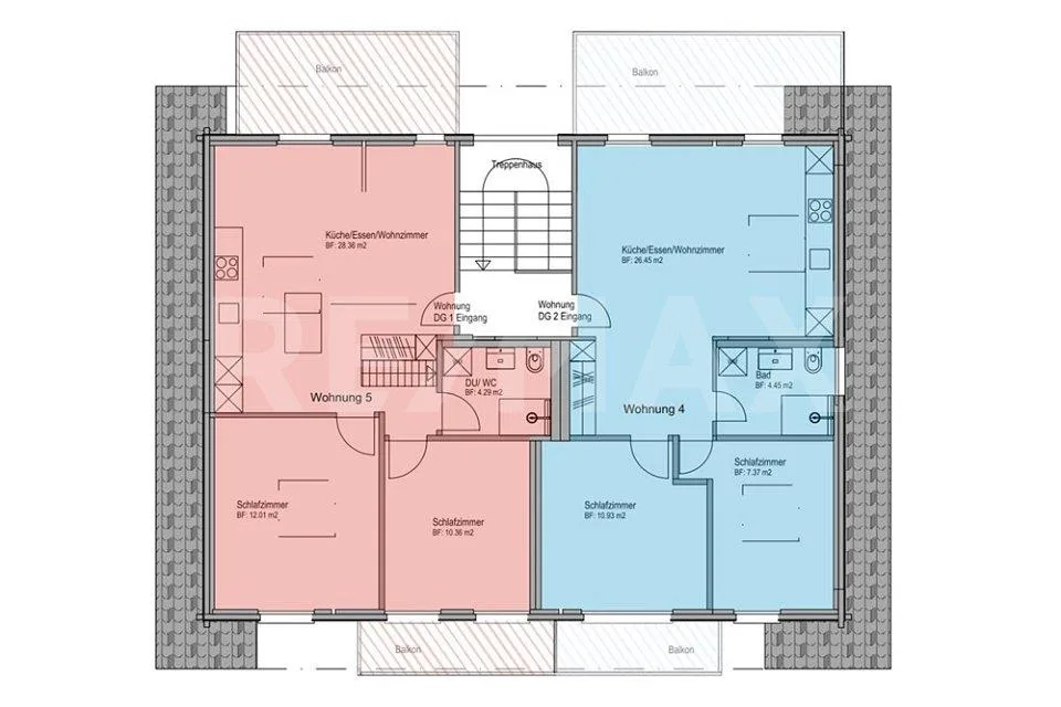 3½ Zimmer-Ferienwohnung - Dachwohnung Nr. 4 – Foto 13 von 13