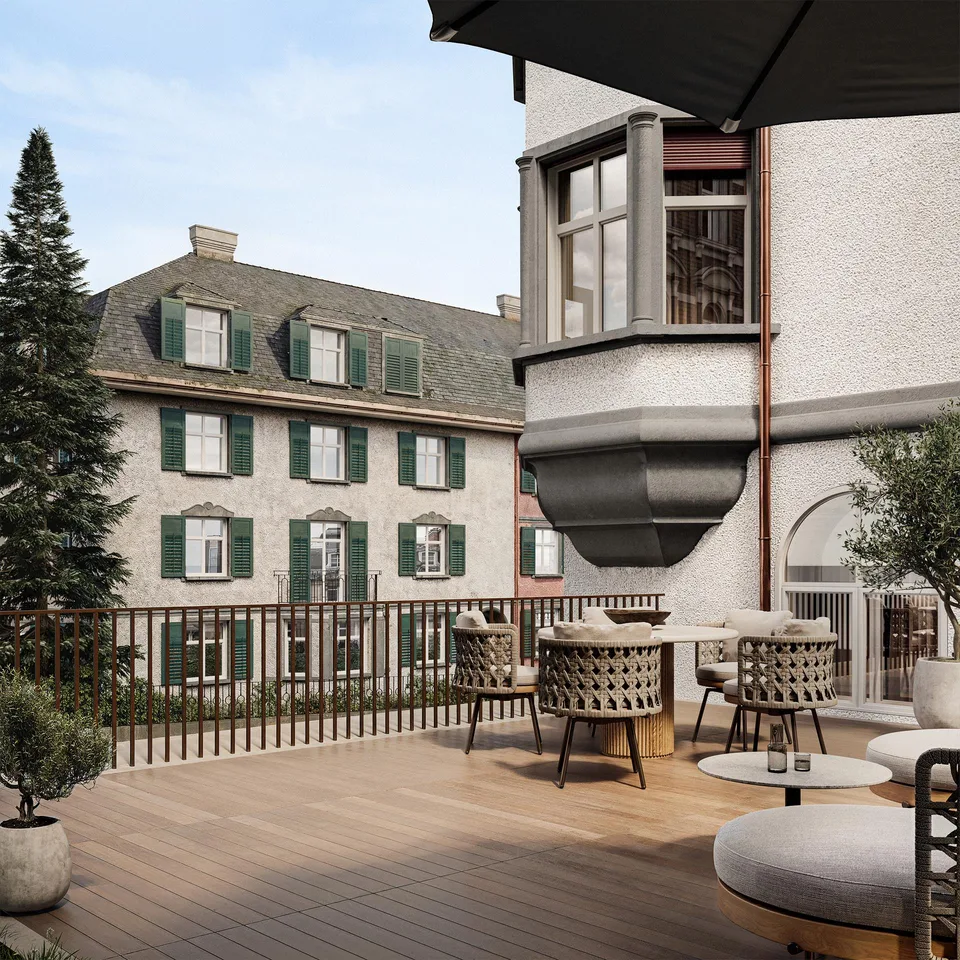 Palais Nouveau - Exklusives Wohnen mit privatem Gartensitzplatz