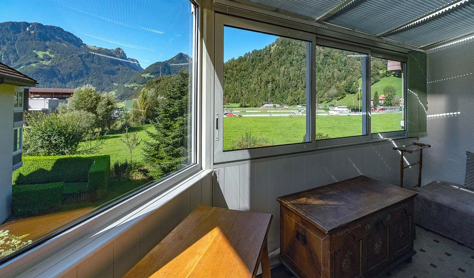 Schöne gepflegte 3.5-Zimmer-Wohnung mit schöner Aussicht