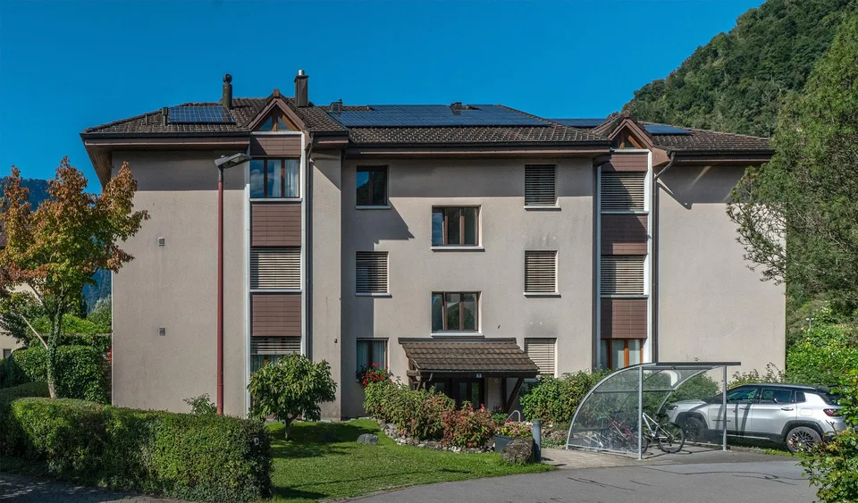 Schöne gepflegte 3.5-Zimmer-Wohnung mit schöner Aussicht