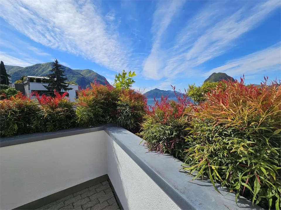 Castagnola, monolocale con terrazzo vista lago – Foto 12 von 13
