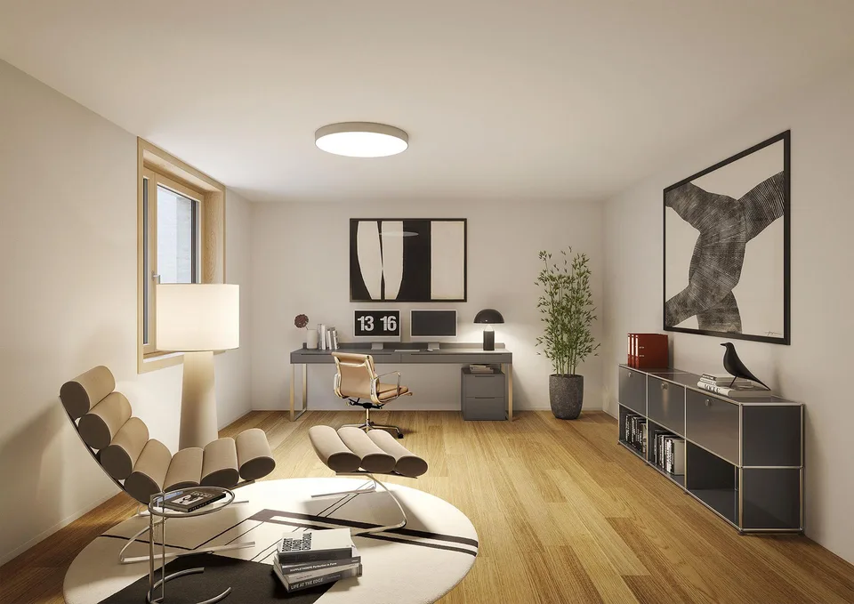 Neubau: 144 qm Attika-Maisonette mit 60 qm Rooftop-Terrasse in Therwil – Foto 8 von 8