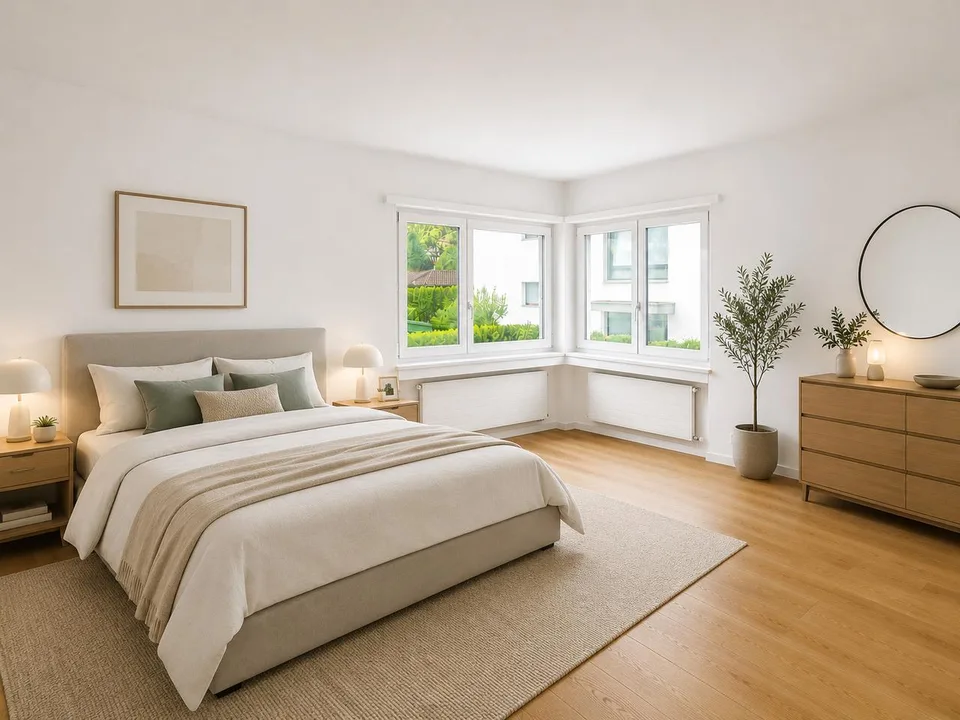 Spazioso e tranquillo appartamento 3,5 locali con giardino privato – Foto 8 von 16