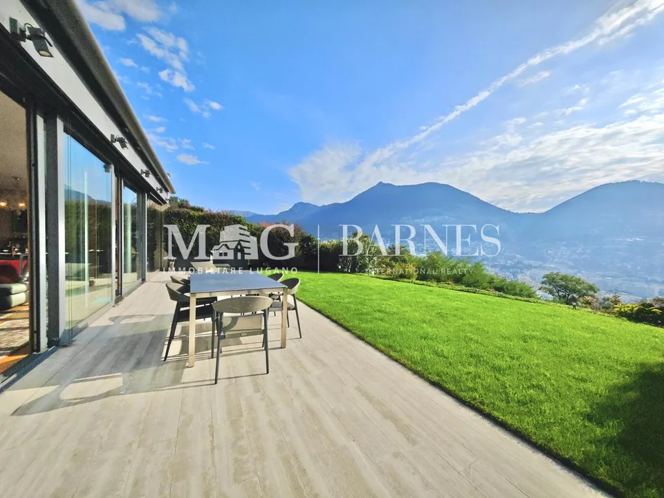 Lugano: Appartamento 4.5 locali con terrazzo e giardino vista lago