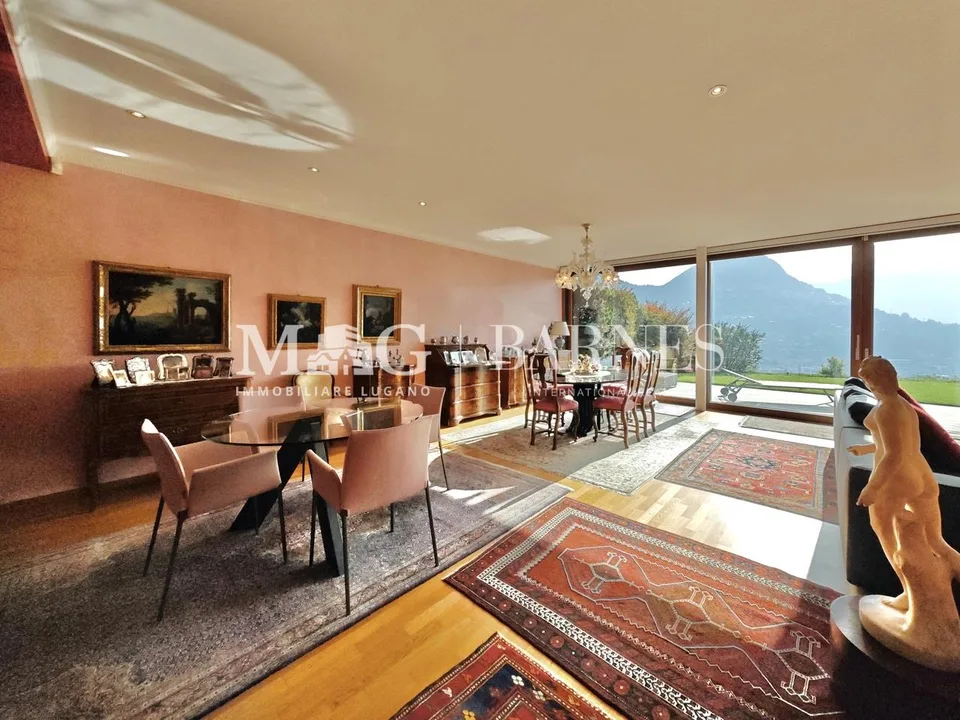 Lugano: Appartamento 4.5 locali con terrazzo e giardino vista lago