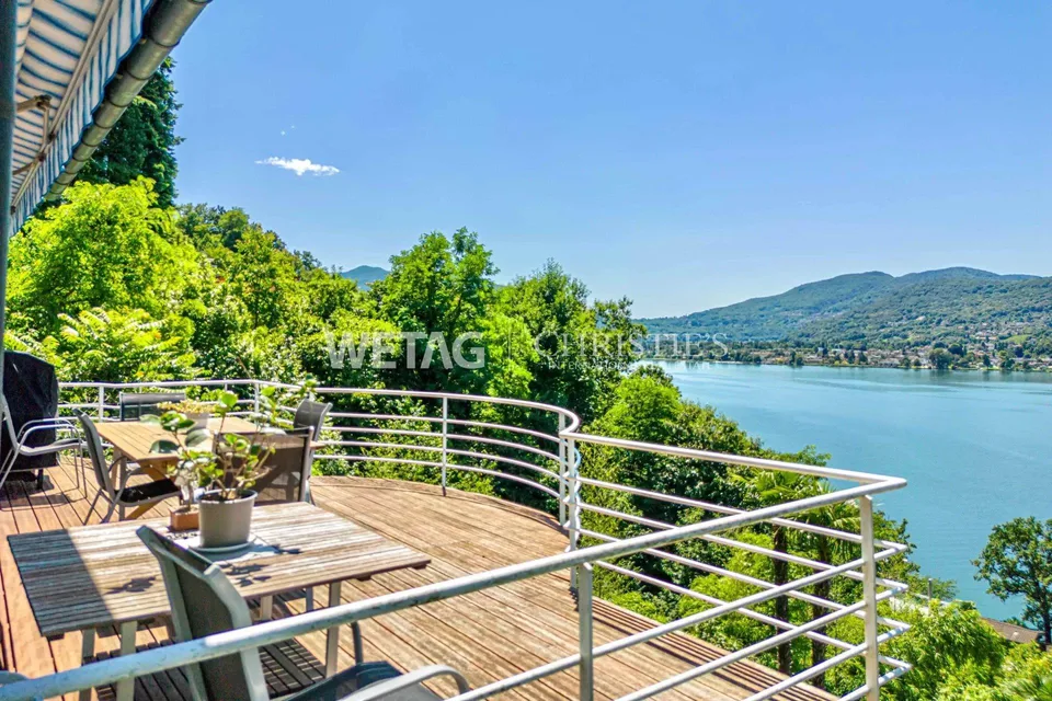 Charmante Kleinvilla mit Aussenpool, Seeblick in Montagnola zu verk...