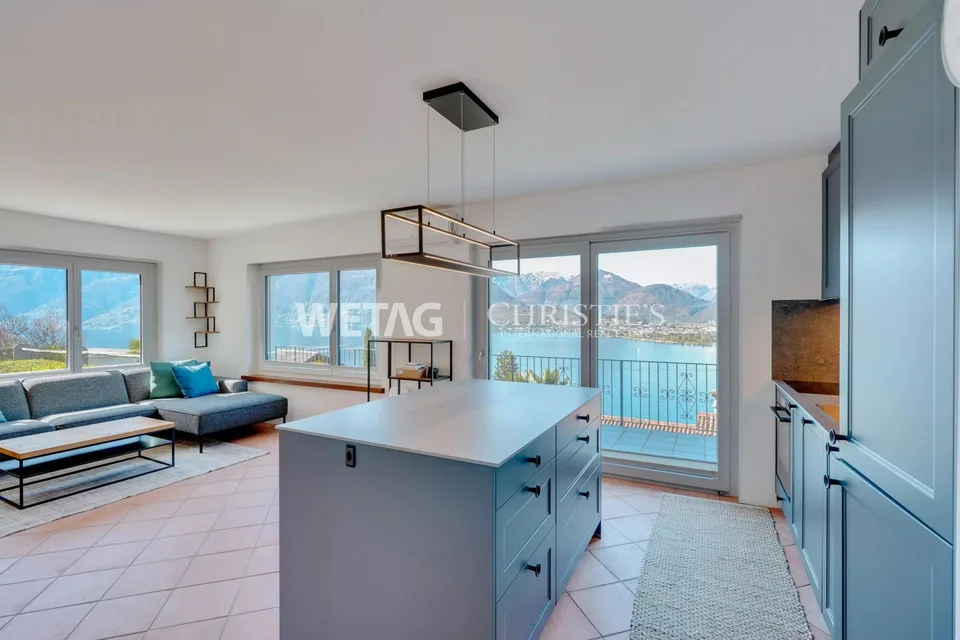 Gambarogno?San Nazzaro: villa moderna con vista panoramica sul Lago Maggiore, ideale anche come residenza di vacanza, in vendita – foto 8 di 13