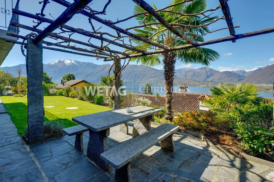 Gambarogno?San Nazzaro: villa moderna con vista panoramica sul Lago Maggiore, ideale anche come residenza di vacanza, in vendita – foto 13 di 13