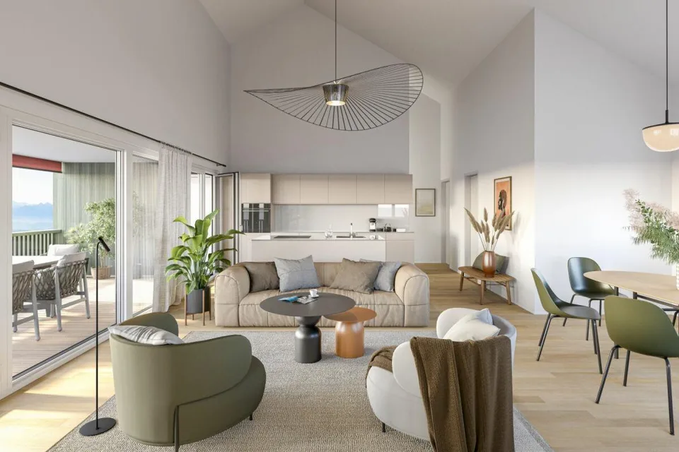 Casa unifamiliare con mansarda panoramica
