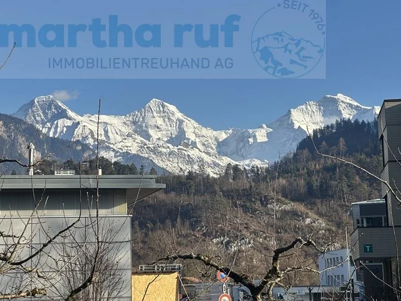 5.5-Zimmer Doppeleinfamilienhaus mit Panorama auf das Jungfraumassiv