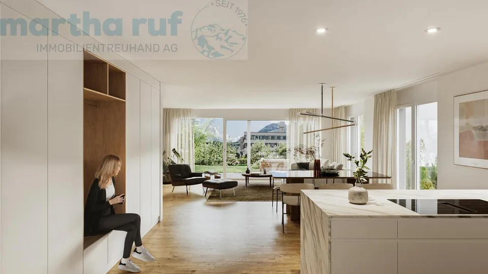 5.5-Zimmer Doppeleinfamilienhaus mit Panorama auf das Jungfraumassiv