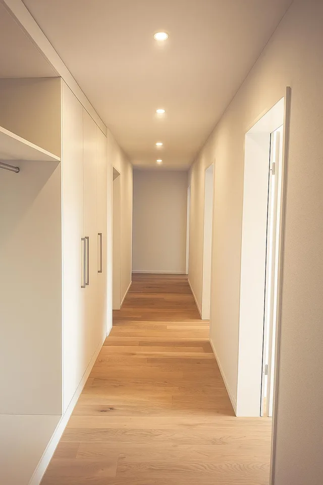 Living with attractive interior design