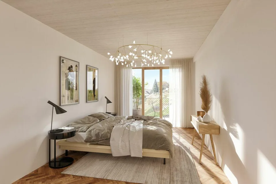 High-quality garden apartment (new building)