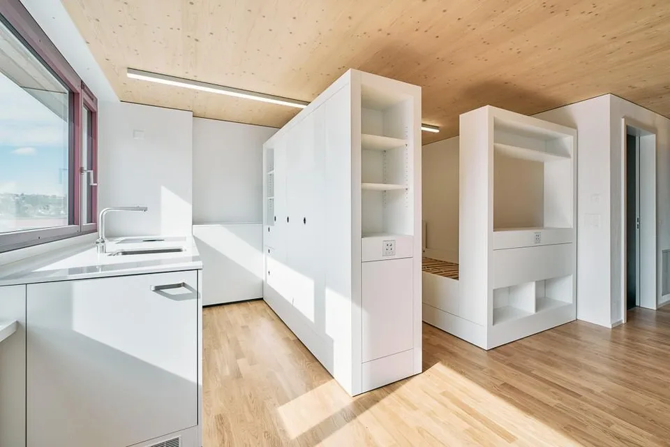 Flexible living in a partially furnished apartment