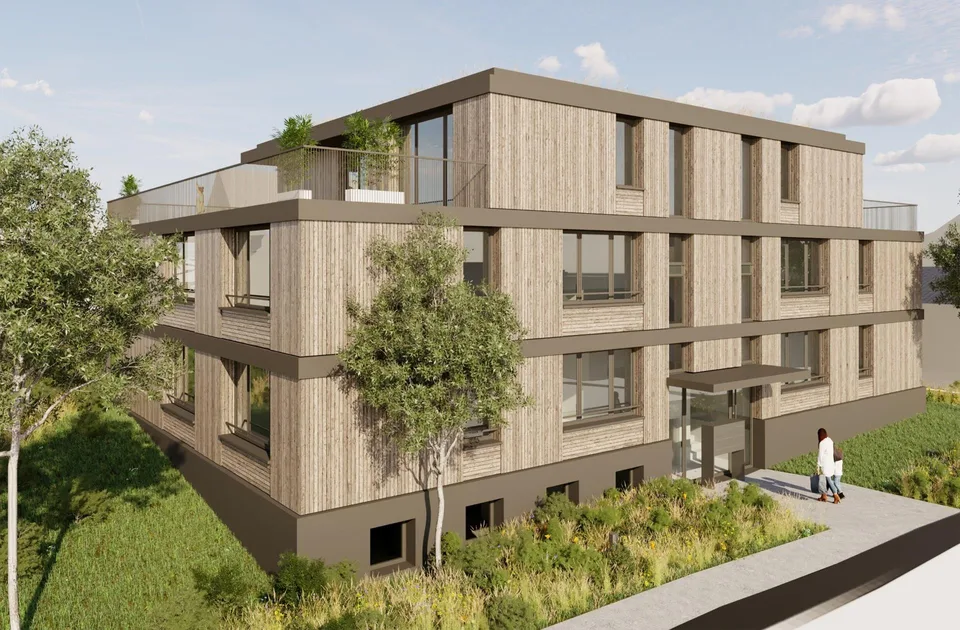 Moderne 2.5-Zimmer-Attikawohnung (Neubau) mit grosser Terrasse