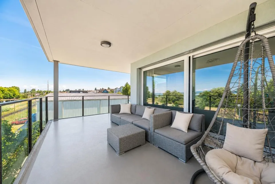 Moderne Eigentumswohnung mit Seeblick und Minergie-Standard