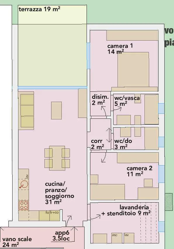 Neue geräumige Wohnung mit schöner Terrasse – Foto 11 von 14