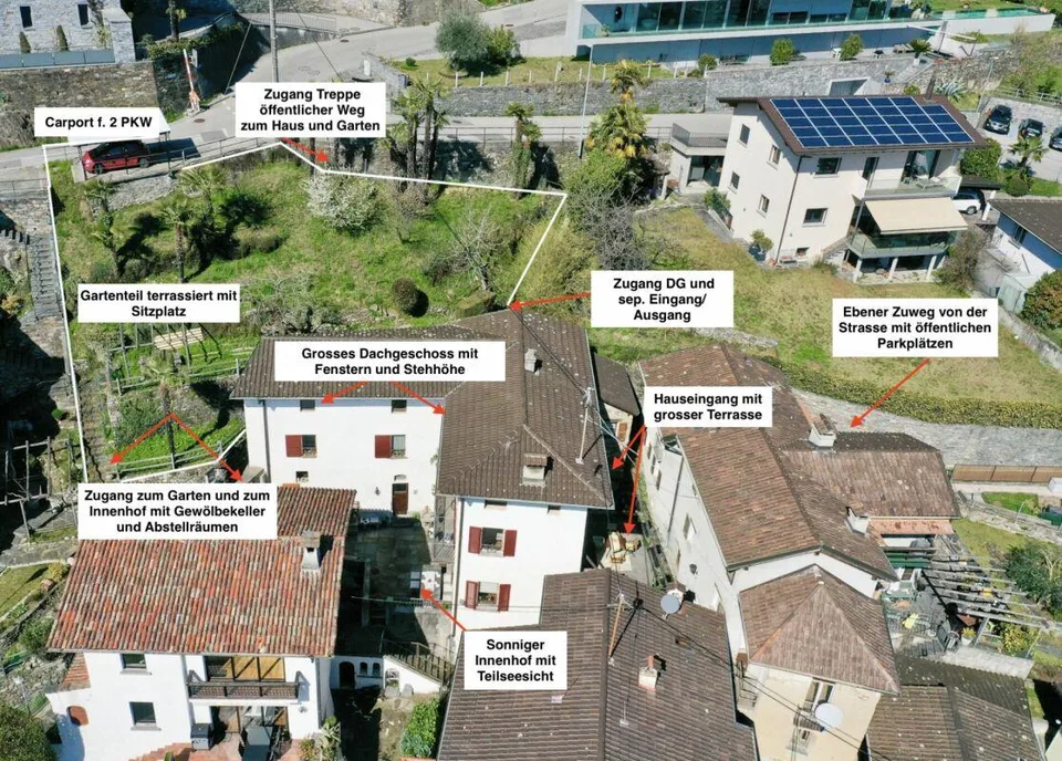 Grande casa di paese con vista lag, giardino e parcheggio – foto 17 di 30