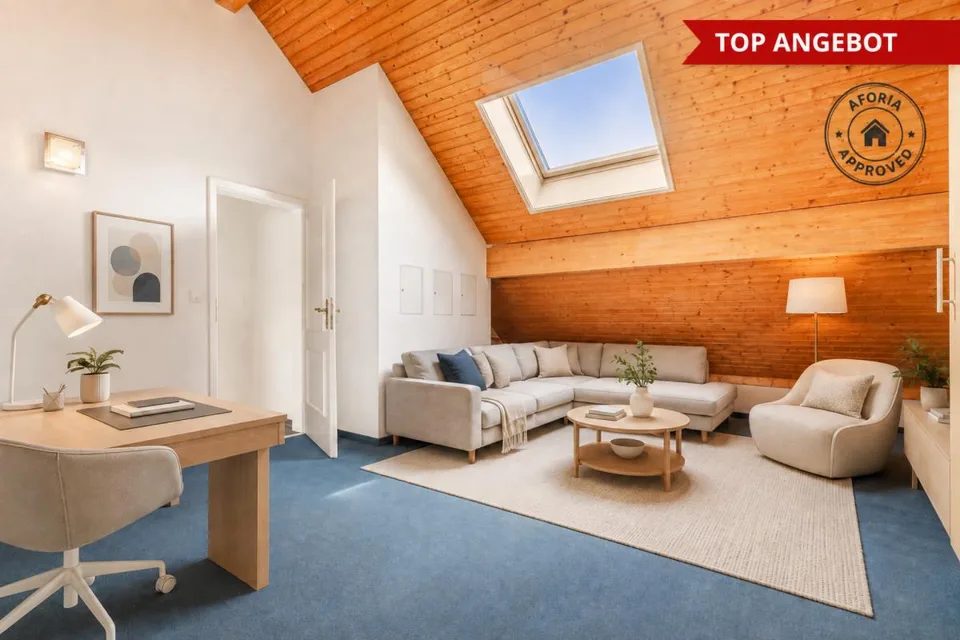 Viel Raum, viel Licht, viel Ruhe: Dachmaisonette in Speicher