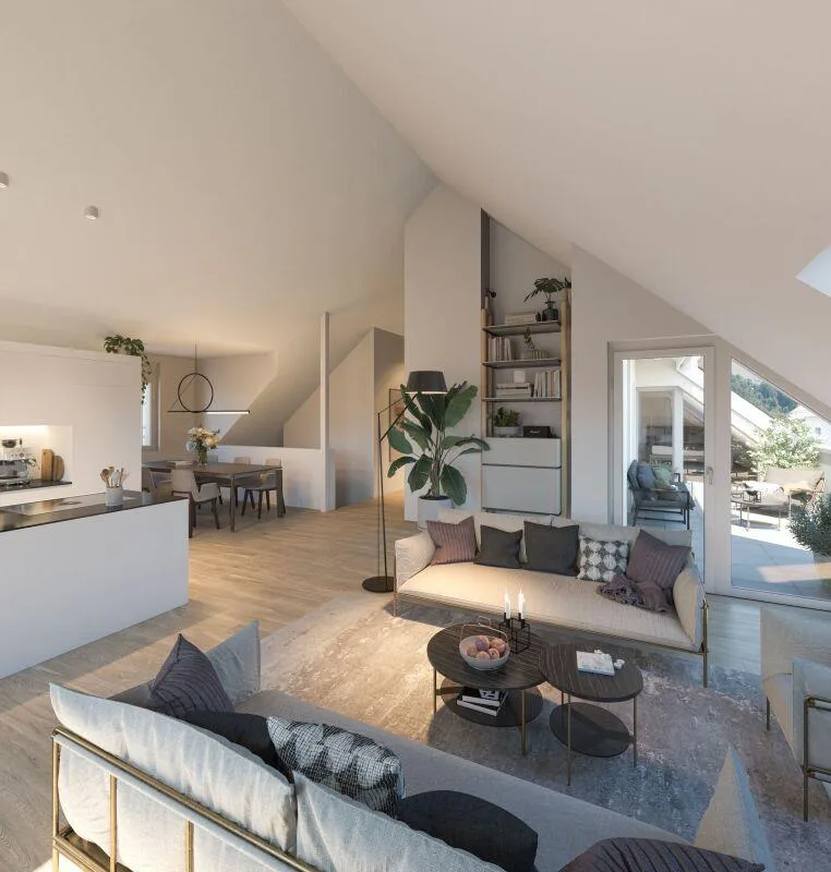 Appartement de 3,5 pièces en mansarde "Wohnen Neugass"