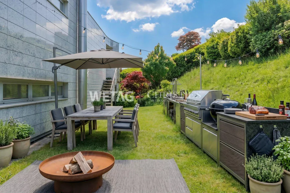 Lugano-Carona: moderne Villa in Carona mit Blick auf den Luganersee... – Foto 12 von 25