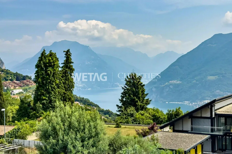 Lugano-Carona: moderne Villa in Carona mit Blick auf den Luganersee... – Foto 9 von 25