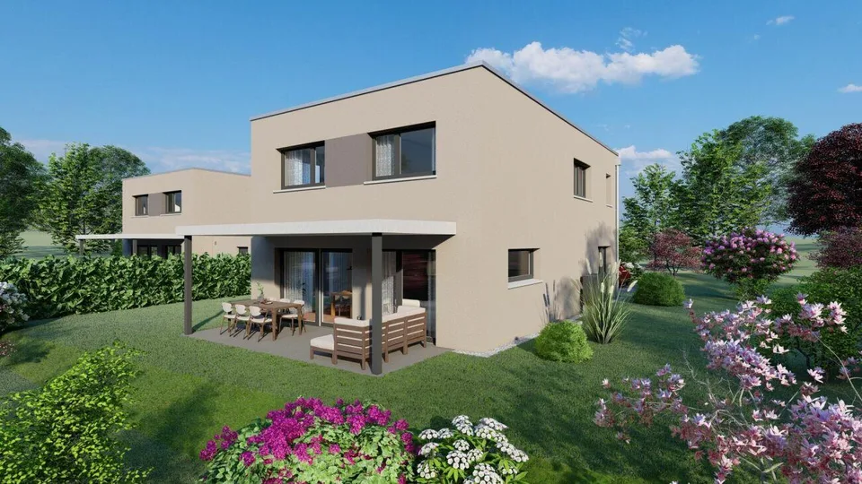 Einfamilienhaus mit Sicht in die Weinberge