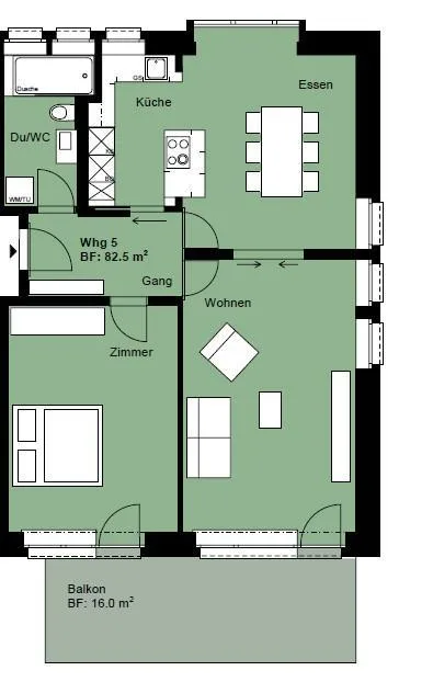 Horizon Lake View - 2.5 Zimmerwohnung an Toplage in Zürich – Foto 12 von 12