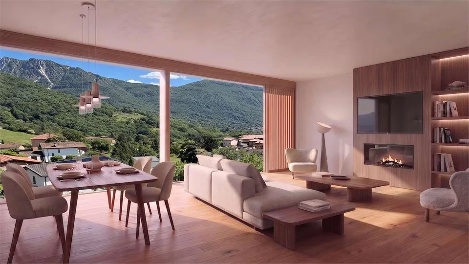 Moderna casa di nuova costruzione in Capriasca