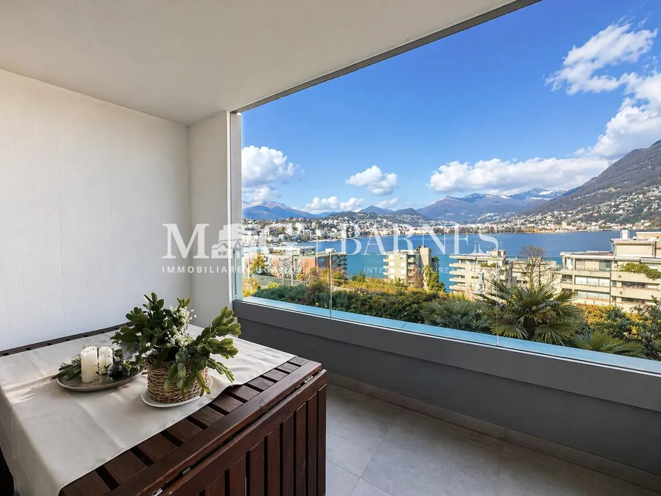 Lugano, Paradiso: Appartamento 3.5 locali ristrutturato con vista lago