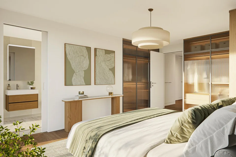 Urbane Neubauwohnung im 2. Obergeschoss