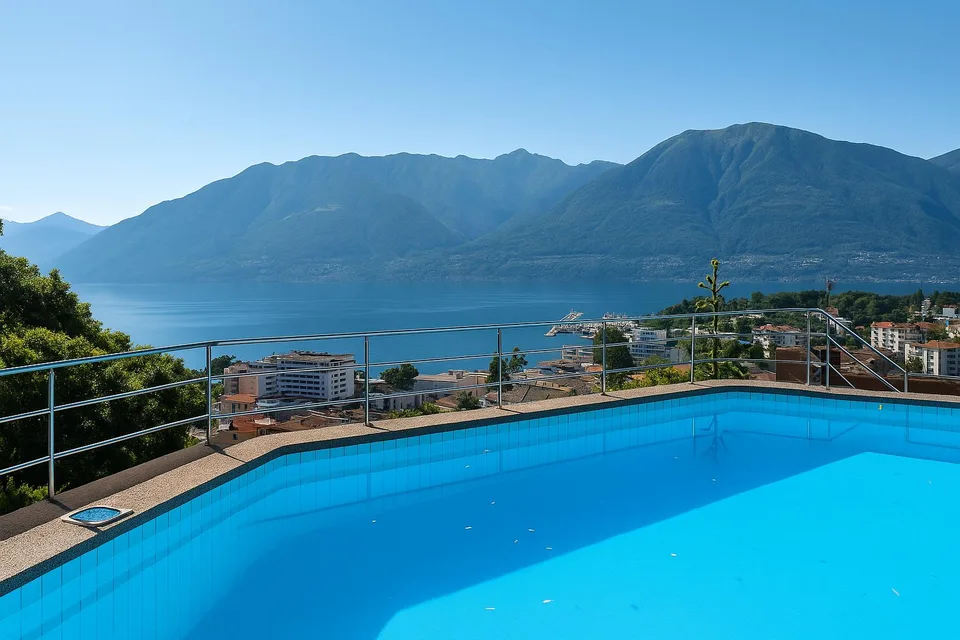 MURALTO – Elegante Wohnung mit privatem Pool und traumhafter Seesicht