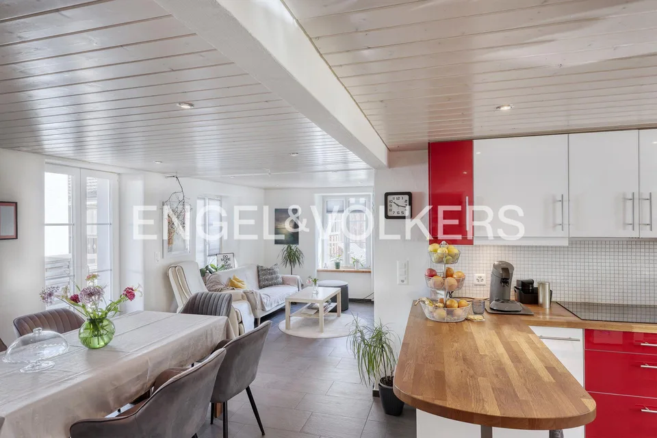 Bâtiment Riegel au caractère avec deux unités d'habitation interprétées de manière moderne !