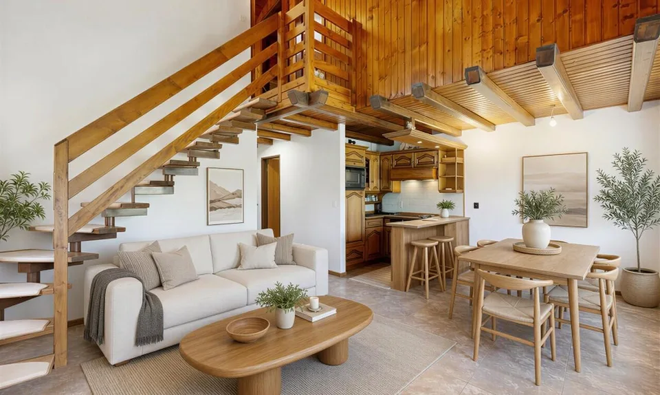 Incantevole duplex di 2,5 locali in residenza secondaria a Lax (Vallese)
