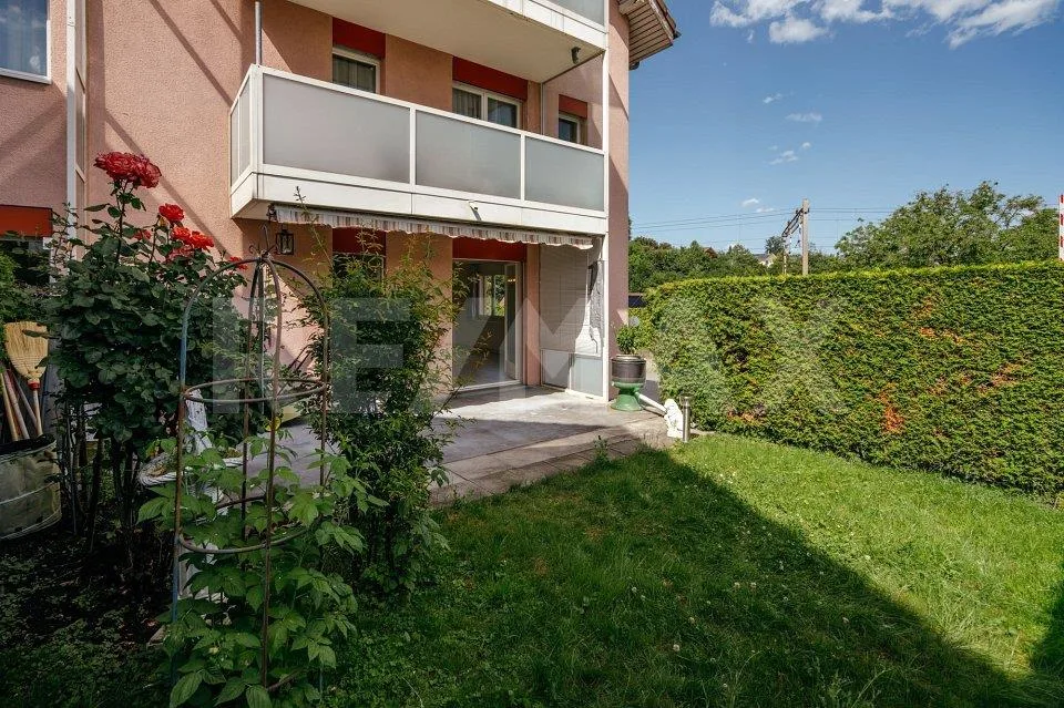 Gut angebunden: unkomplizierte 3½-Zimmer-Wohnung mit Garten