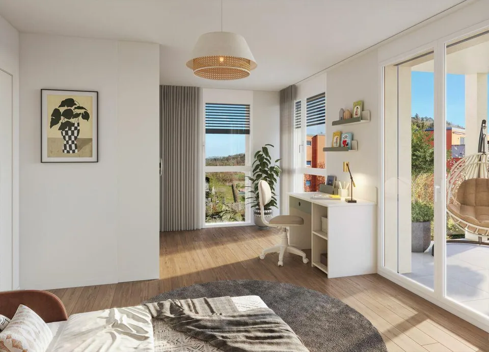 Lantig: Casa a schiera angolare con grande area giardino