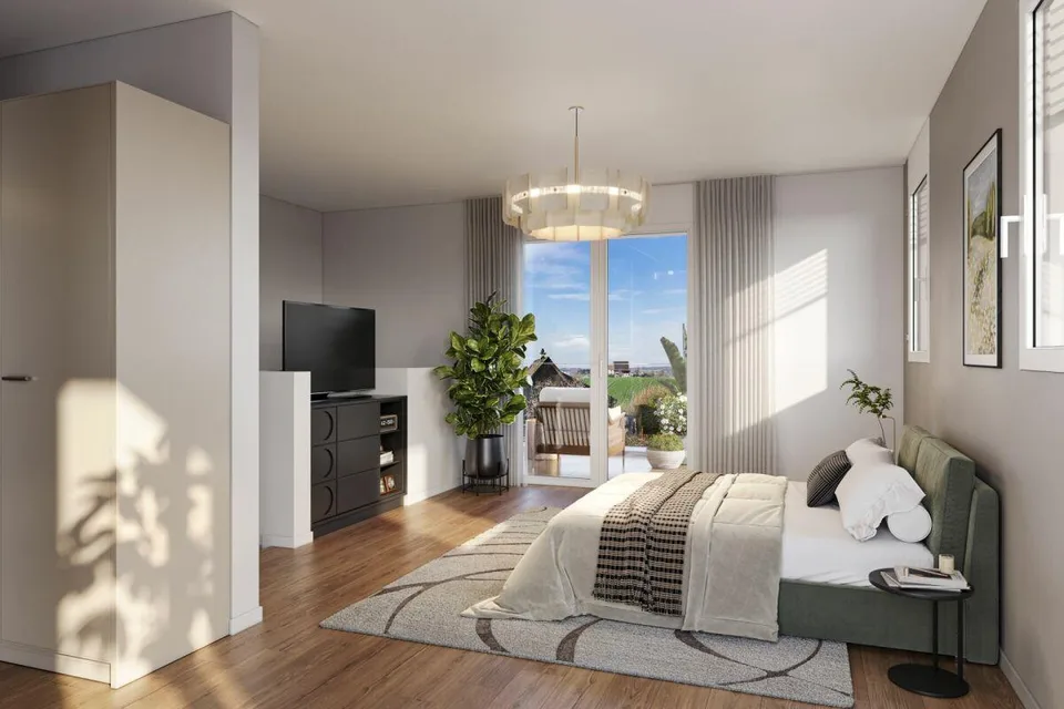 Lantig: Casa a schiera angolare con grande area giardino