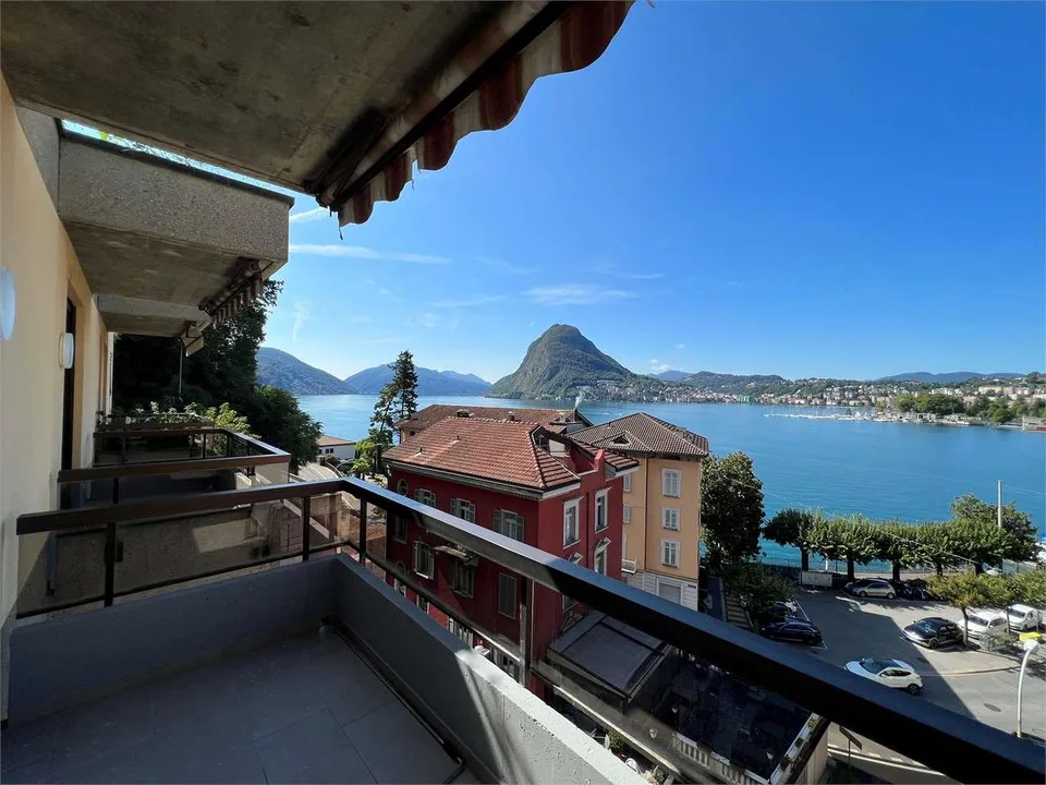 Rif. 2688 Cassarate ampio 3.5 locali con vista lago