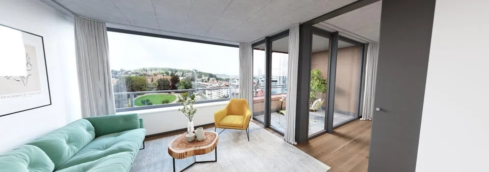 Moderne 2.5-Zimmerwohnung in der Lokstadt