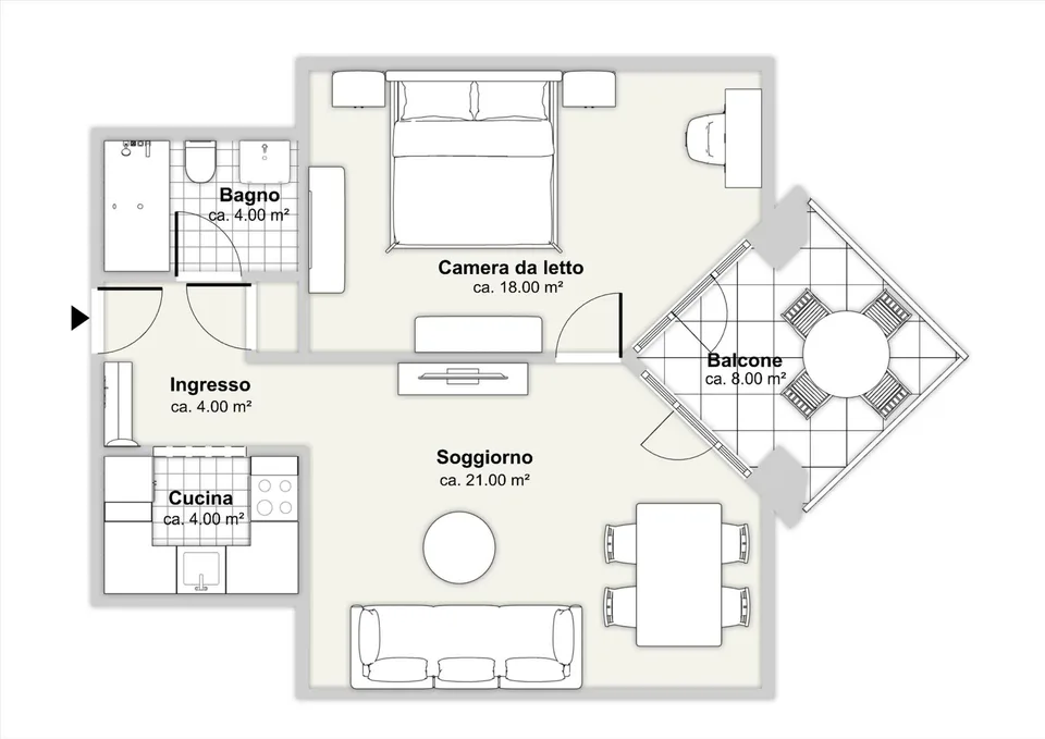 Spazioso appartamento 2.5 locali – foto 10 di 10