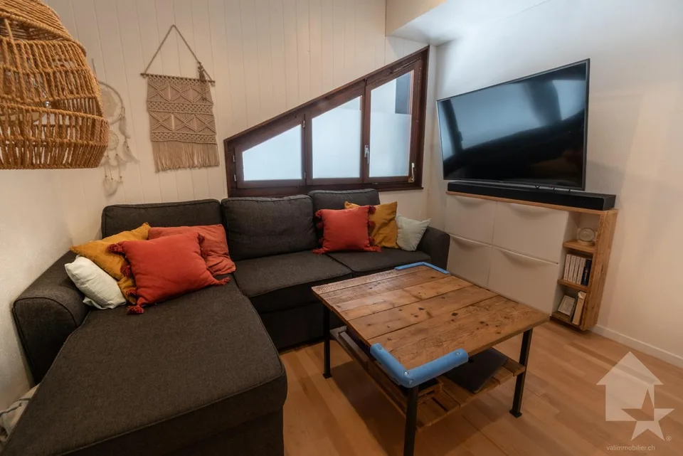 Torgon, duplex ristrutturato di 4 stanze nell'edificio Le Cleuset – foto 7 di 14