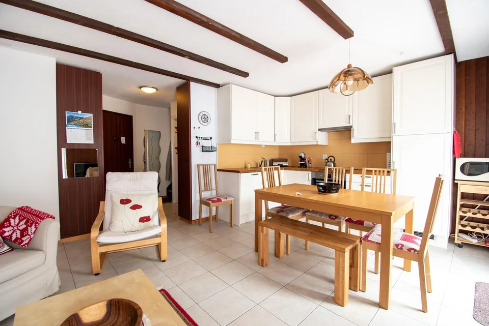 Torgon, duplex rénové de 3.5 pièces dans l'immeuble "La Serve"