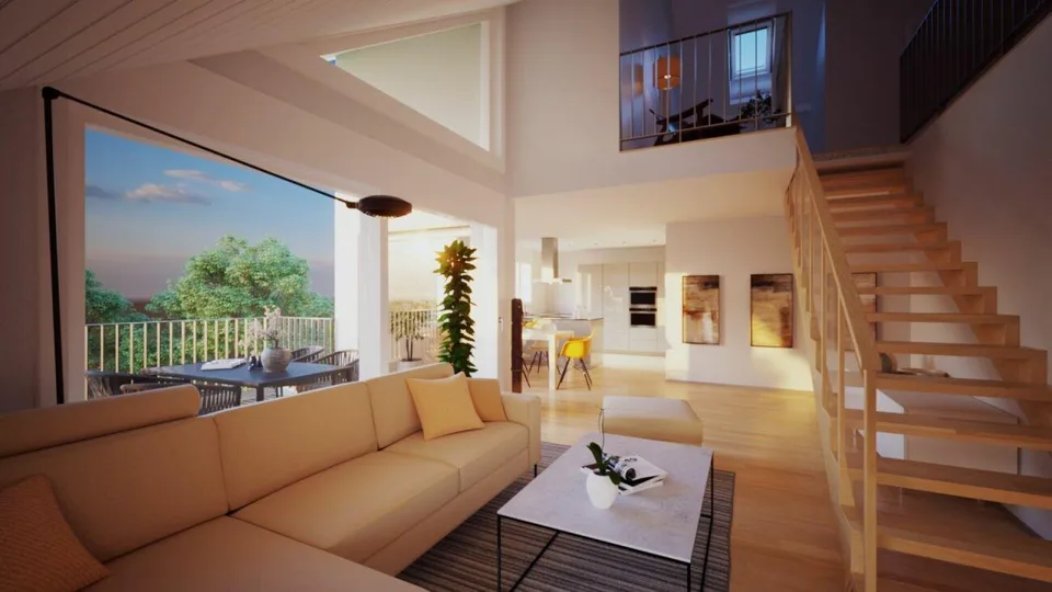 Giebelhof Aefligen - W08 Exklusive Duplex-Galeriewohnung mit 153 m²...