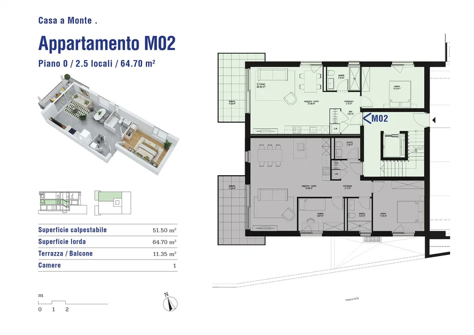 Nuovi appartamenti 2.5 locali a Cadenazzo – foto 11 di 12