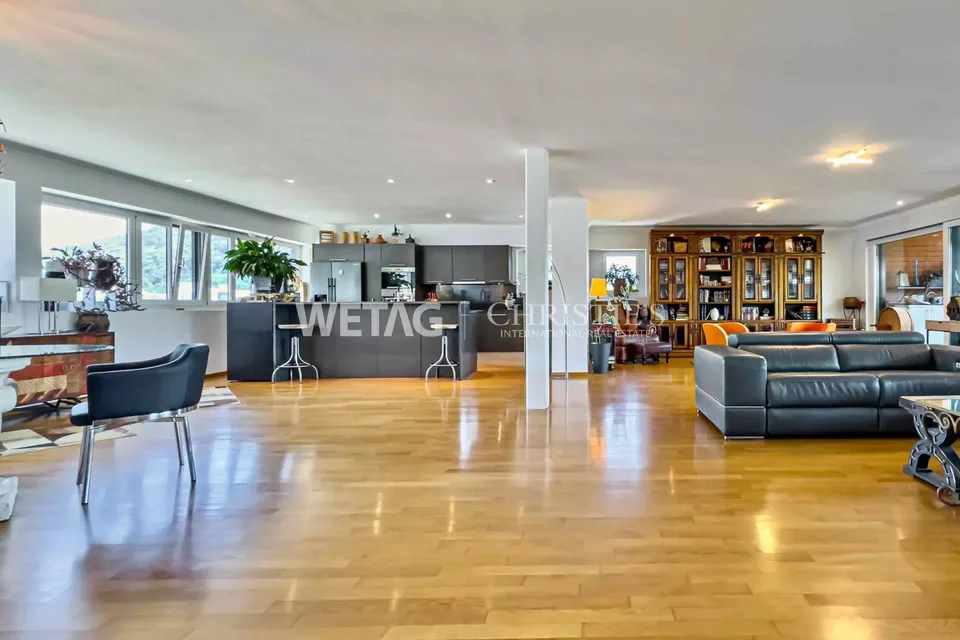 Lugano-Agno : appartement penthouse à vendre près du lac de Lugano