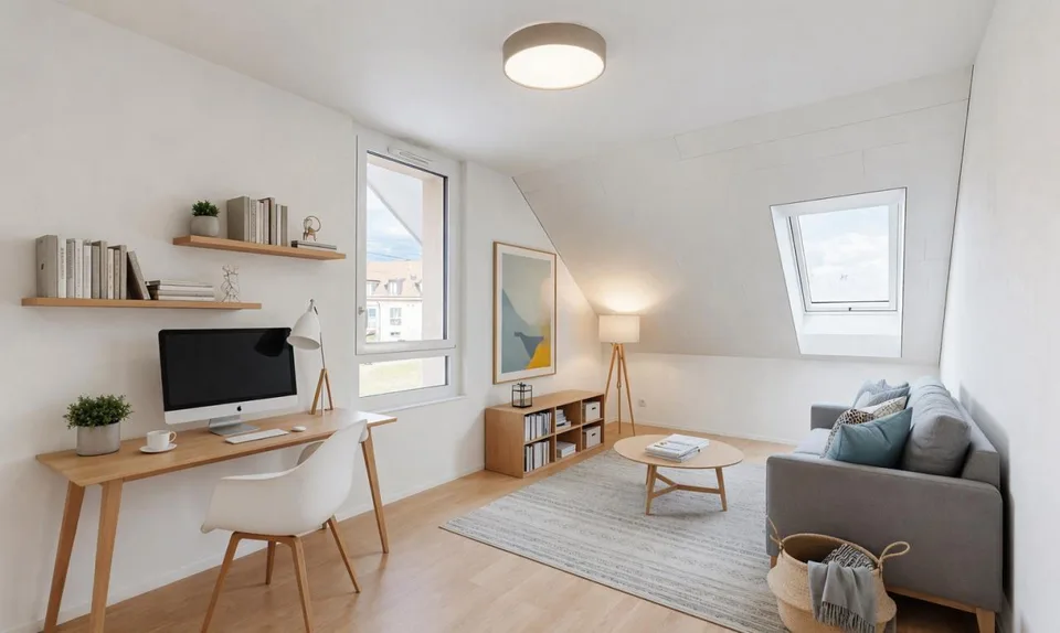 Helle 3,5-Zimmer-Wohnung mit privatem Dachboden – Foto 9 von 19