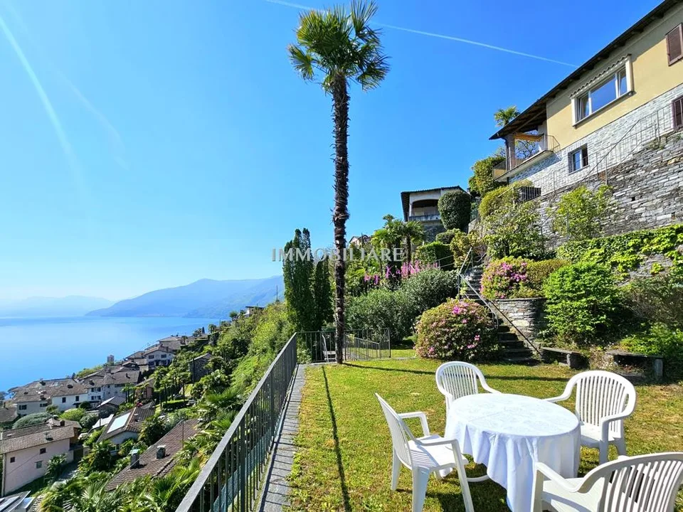 Ferienhaus mit fantastischem, unverbaubarem Seeblick, Garten + Garage