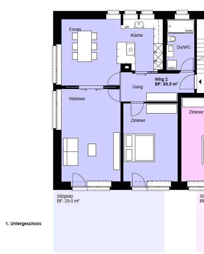 Garden Lake View - 2.5 Zimmerwohnung an Toplage in Zürich – Foto 10 von 10